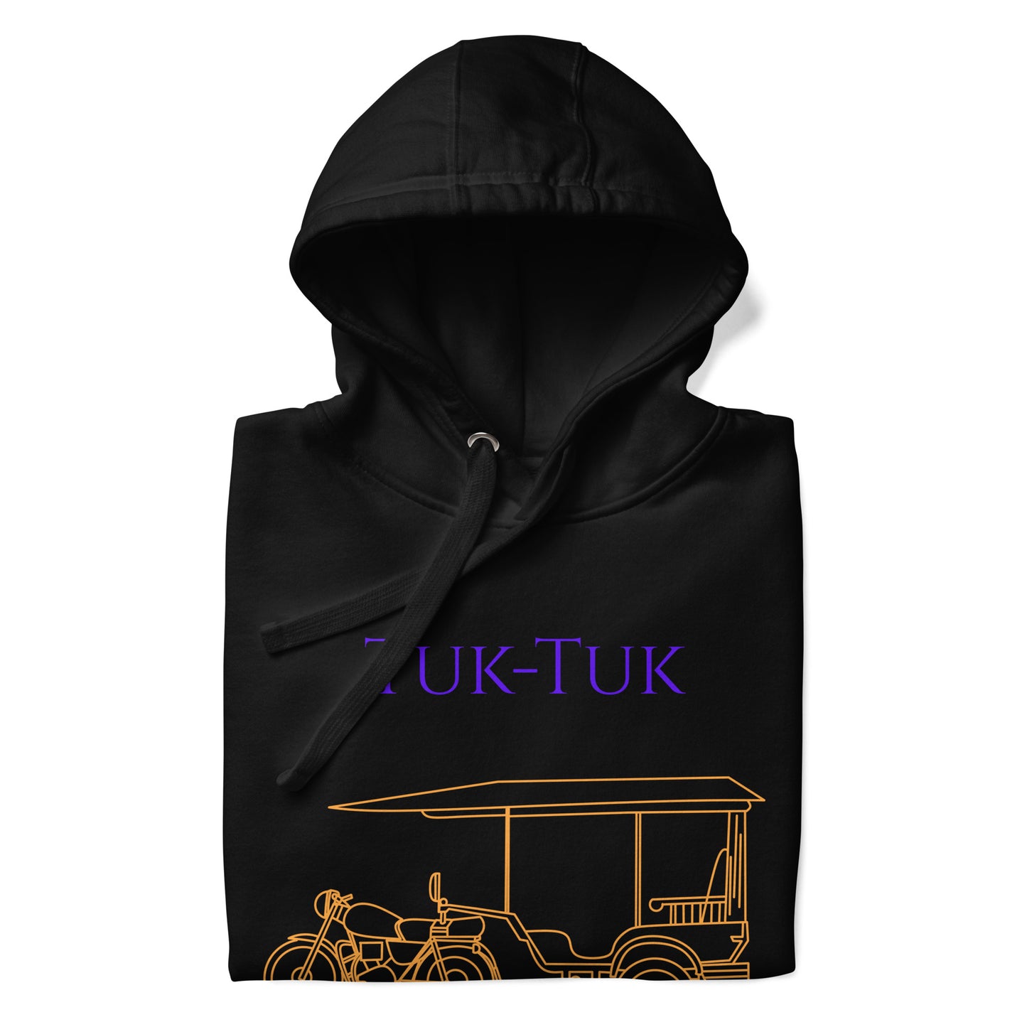 Tuk-Tuk Travel Hoodie – Purple & Gold Edition by Passport Outfitters