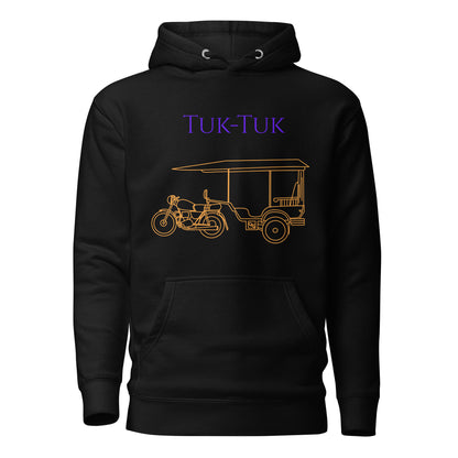 Tuk-Tuk Travel Hoodie – Purple & Gold Edition by Passport Outfitters