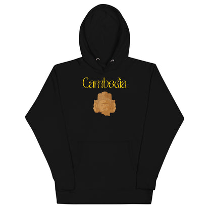 Cambodia Bayon Heritage Hoodie Four Faced Stone Heads | Passport Outfitters by Passport Outfitters