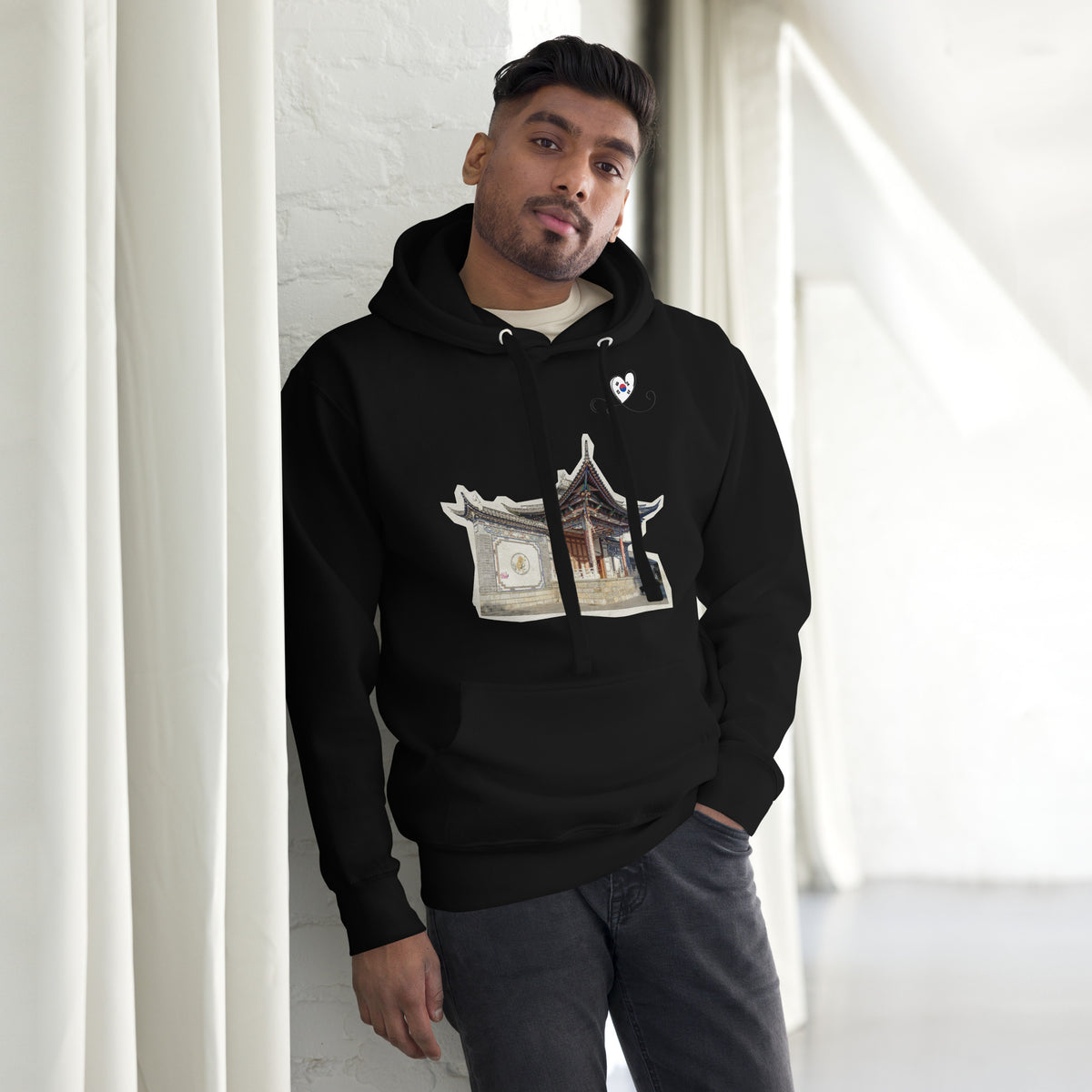 South Korea Unisex Hoodie by Passport Outfitters