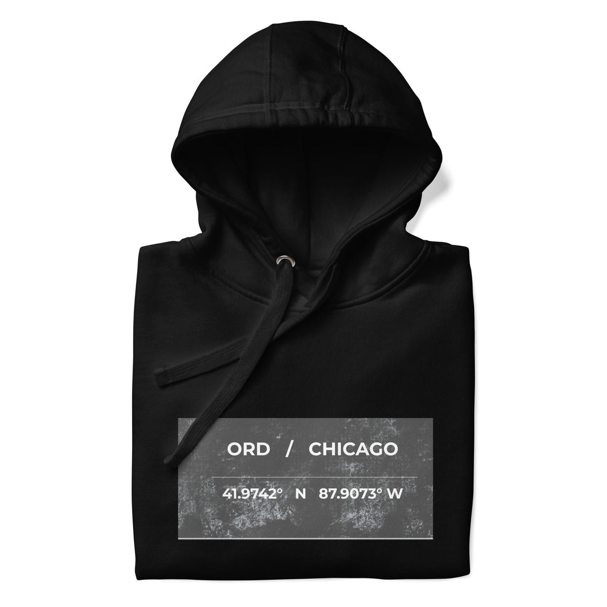 ORD / Chicago Airport Code Heavyweight Hoodie by Passport Outfitters