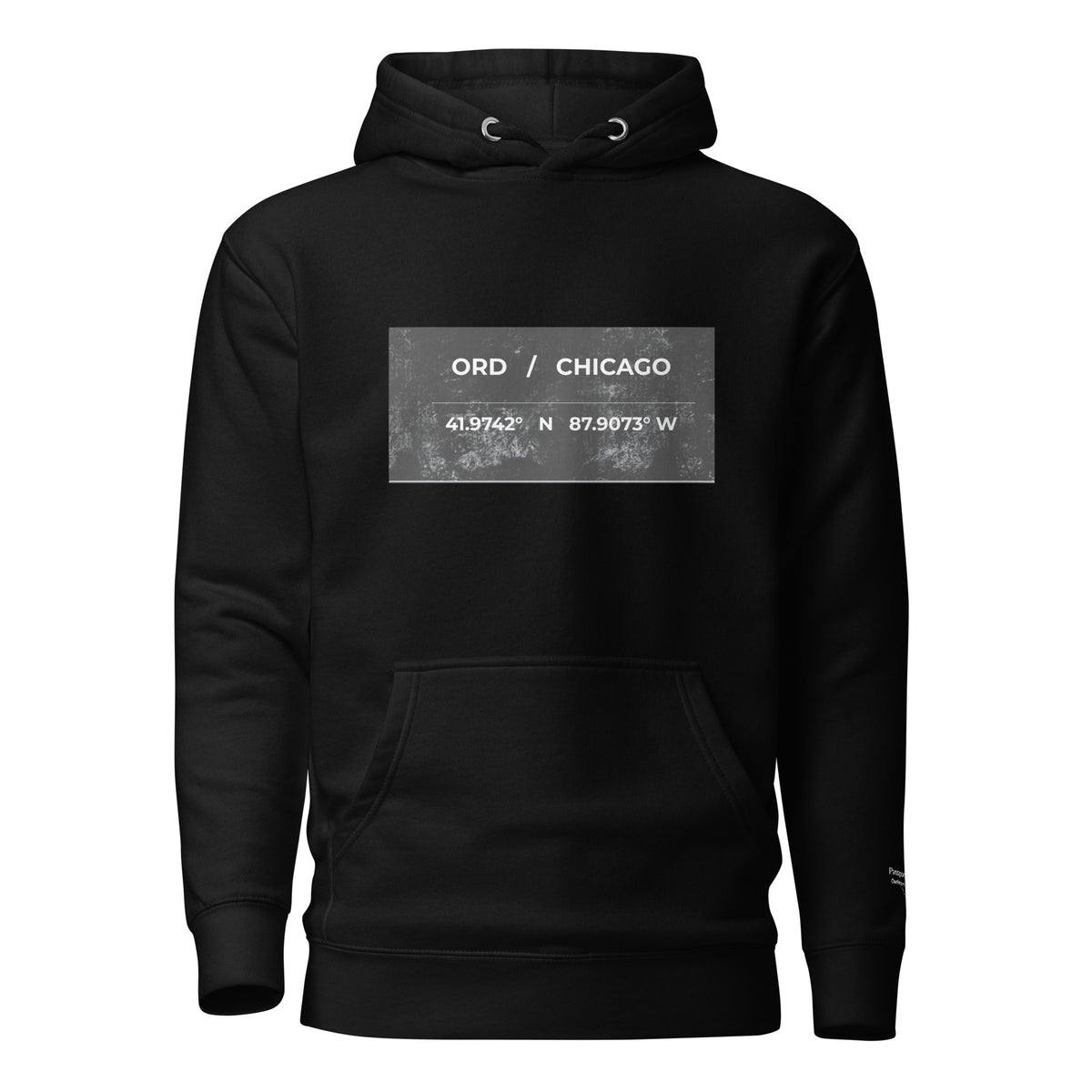 ORD / Chicago Airport Code Heavyweight Hoodie by Passport Outfitters