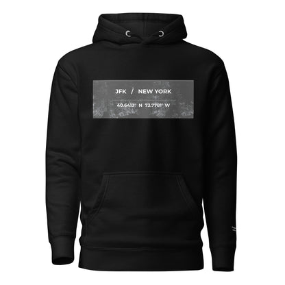JFK / NEW YORK Heavyweight Streetwear Hoodie – Passport Outfitters by Passport Outfitters