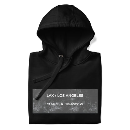 LAX / LOS ANGELES Heavyweight Streetwear Hoodie – Passport Outfitters by Passport Outfitters
