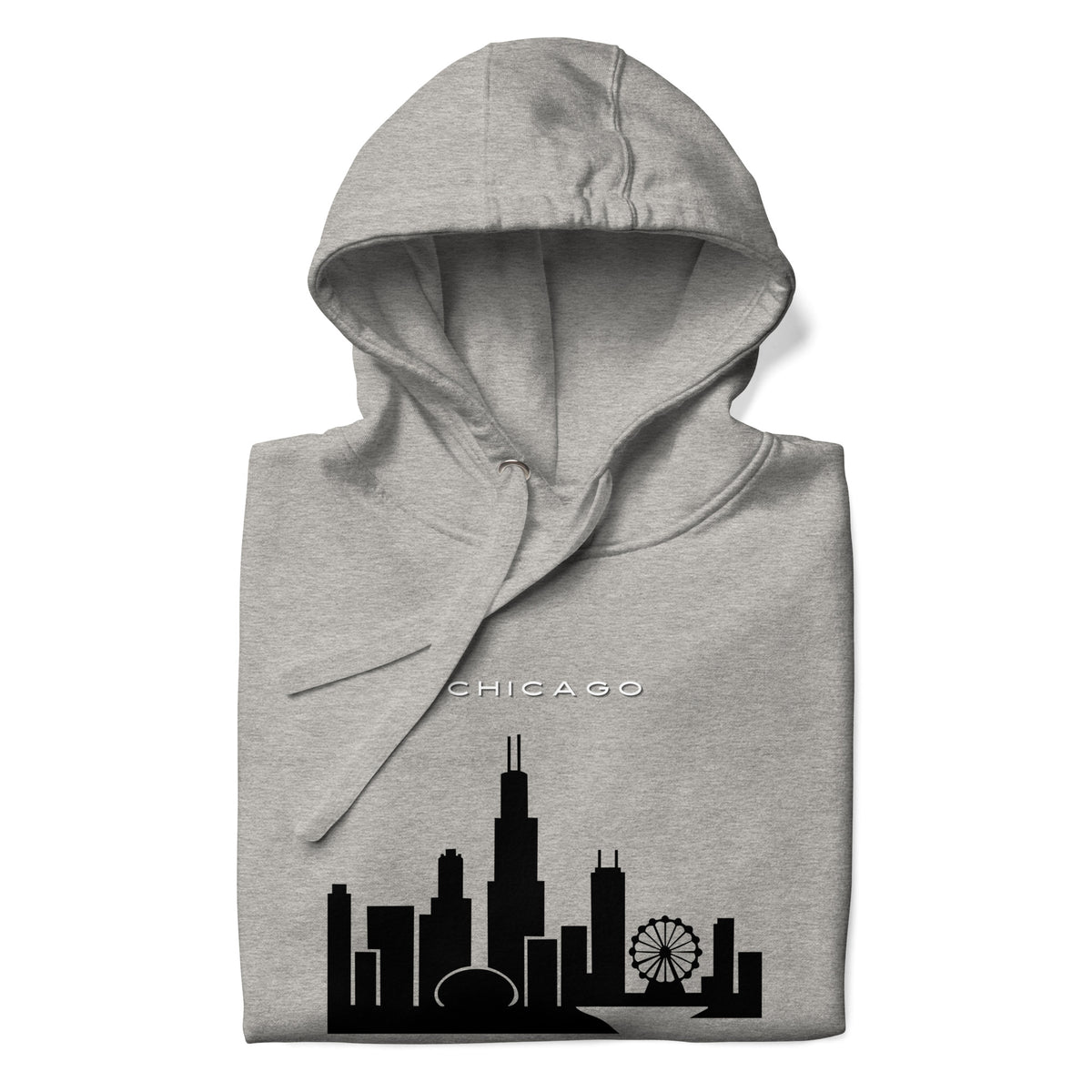Chicago Skyline Hoodie Unisex Hoodie by Passport Outfitters