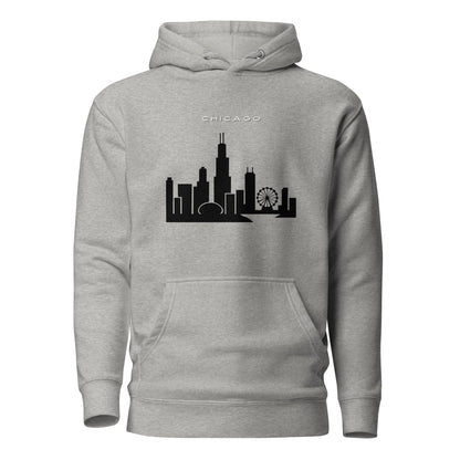 Chicago Skyline Hoodie Unisex Hoodie by Passport Outfitters
