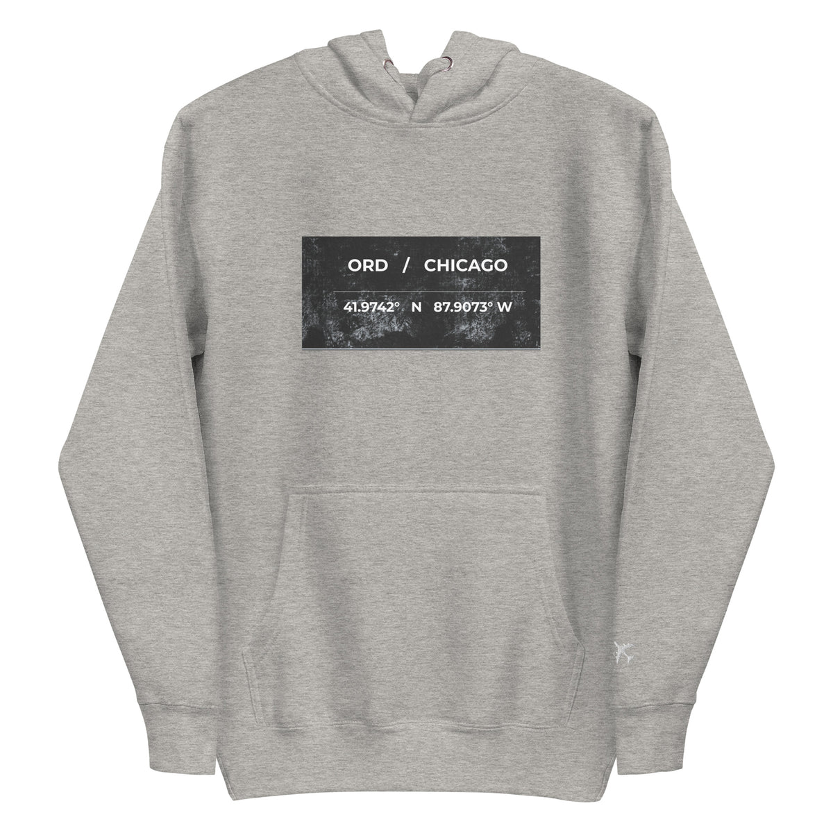 ORD / Chicago Airport Code Heavyweight Hoodie by Passport Outfitters