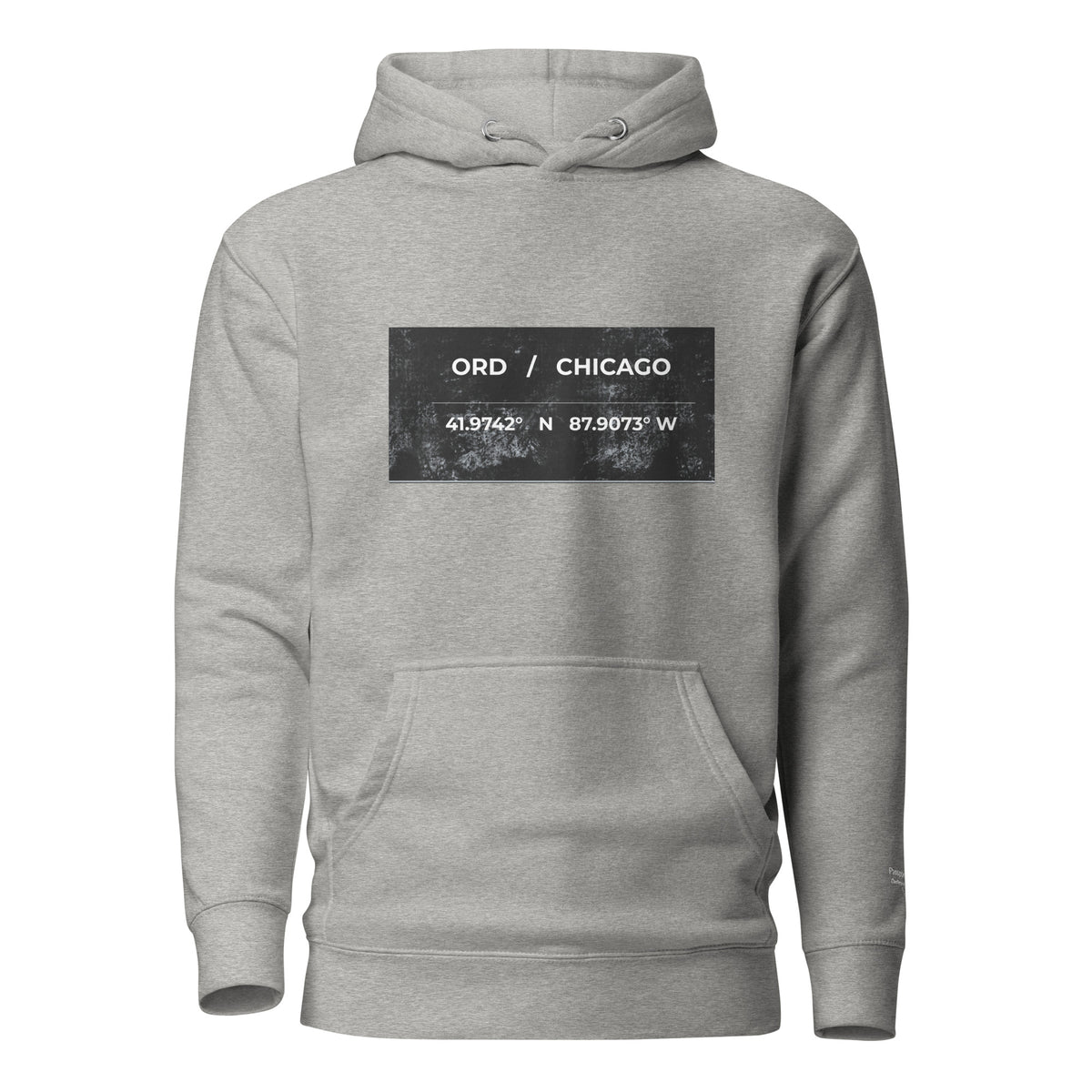 ORD / Chicago Airport Code Heavyweight Hoodie by Passport Outfitters