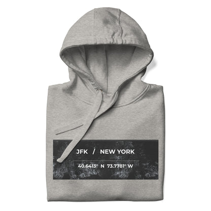 JFK / NEW YORK Heavyweight Streetwear Hoodie – Passport Outfitters by Passport Outfitters