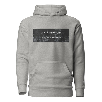 JFK / NEW YORK Heavyweight Streetwear Hoodie – Passport Outfitters by Passport Outfitters