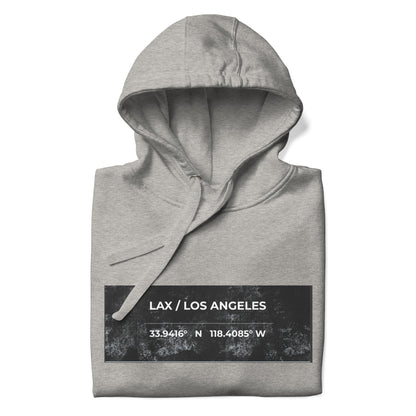 LAX / LOS ANGELES Heavyweight Streetwear Hoodie – Passport Outfitters by Passport Outfitters