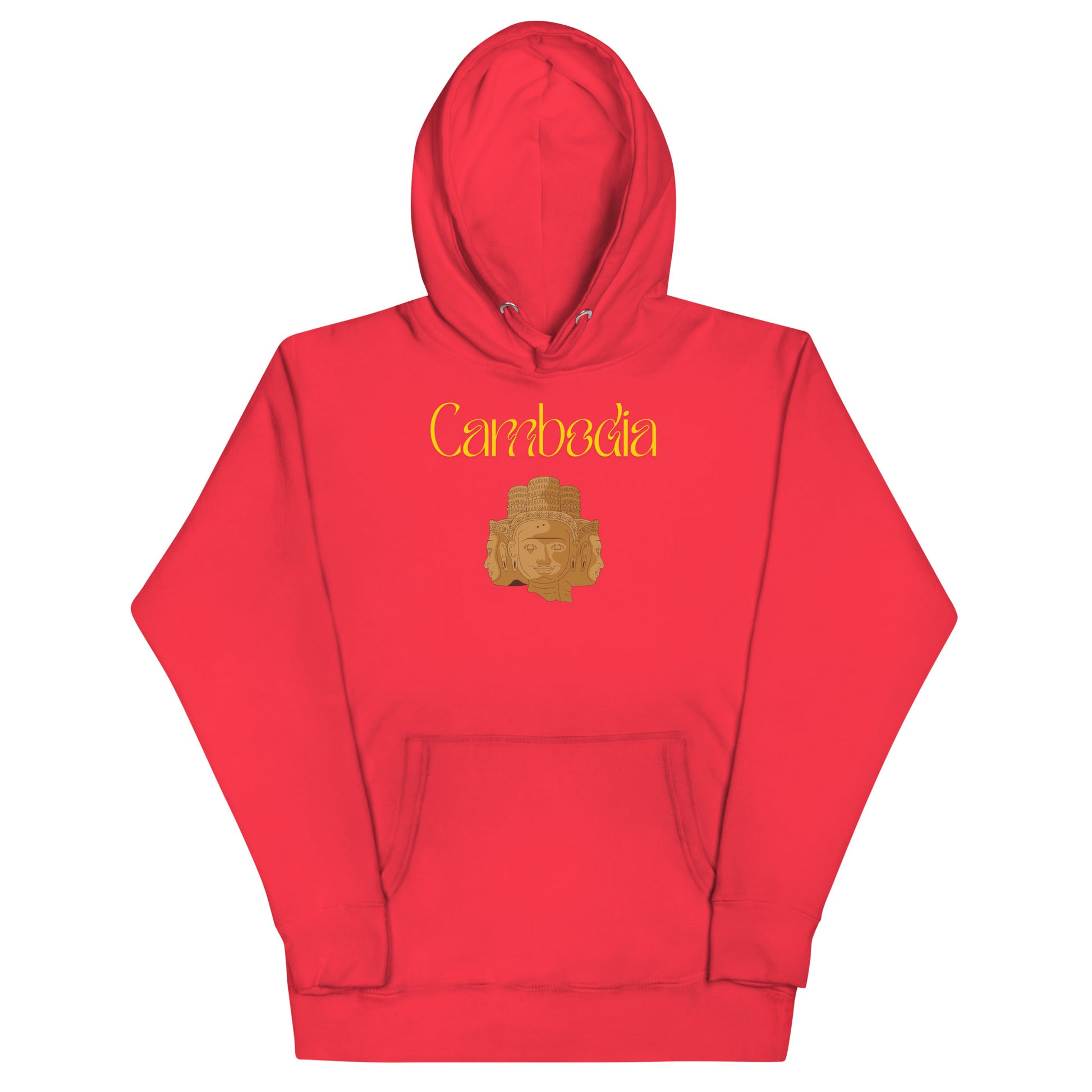 Cambodia Bayon Heritage Hoodie Four Faced Stone Heads | Passport Outfitters by Passport Outfitters