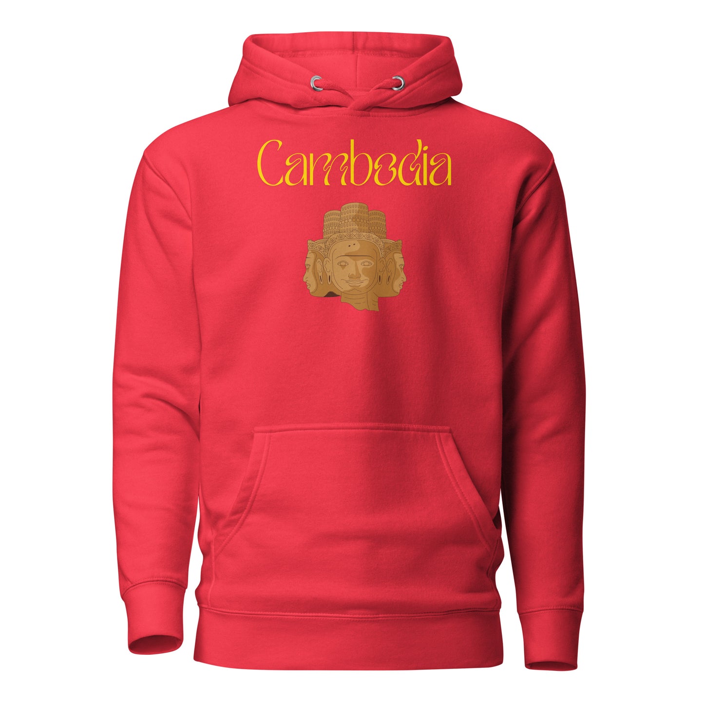 Cambodia Bayon Heritage Hoodie Four Faced Stone Heads | Passport Outfitters by Passport Outfitters