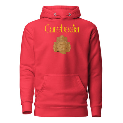 Cambodia Bayon Heritage Hoodie Four Faced Stone Heads | Passport Outfitters by Passport Outfitters