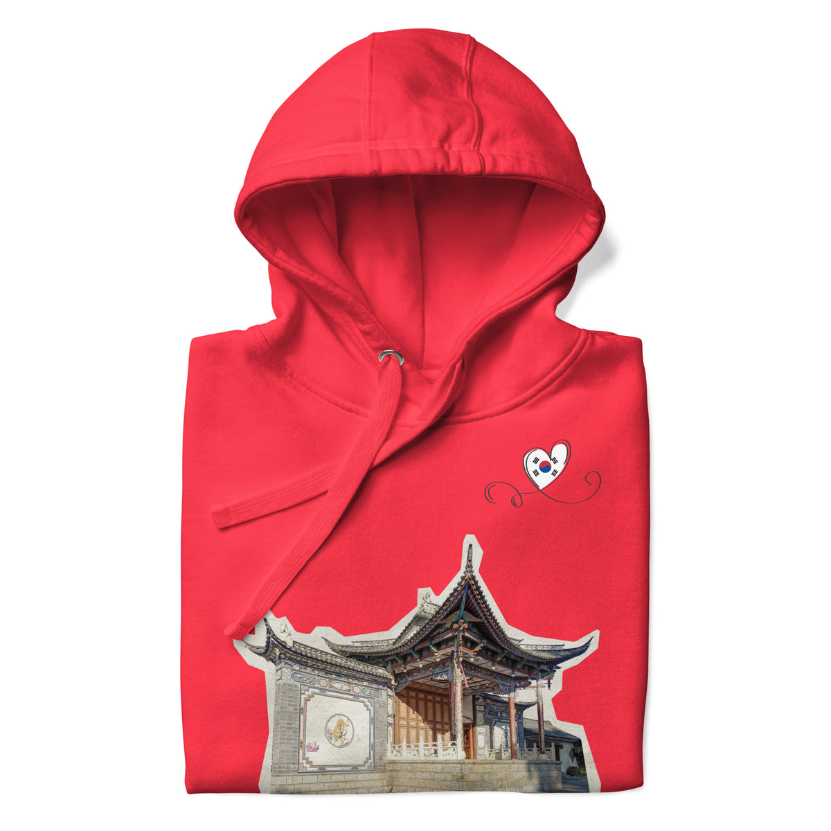 South Korea Unisex Hoodie by Passport Outfitters