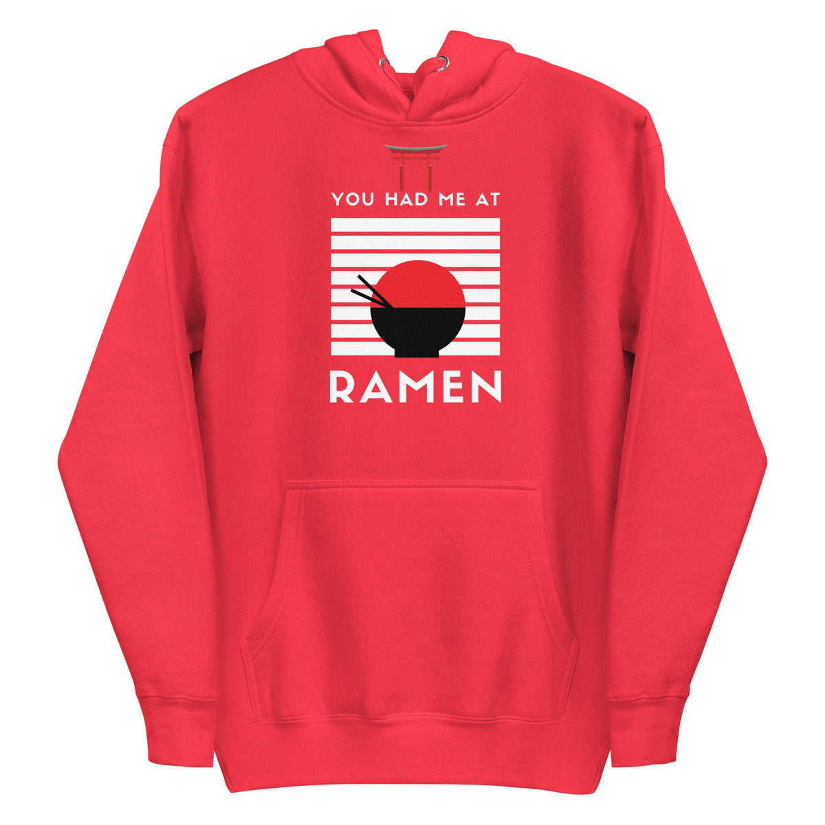 Tokyo Ramen Graphic Hoodie | Japanese Streetwear Foodie Pullover Aesthetic Sweatshirt by Passport Outfitters