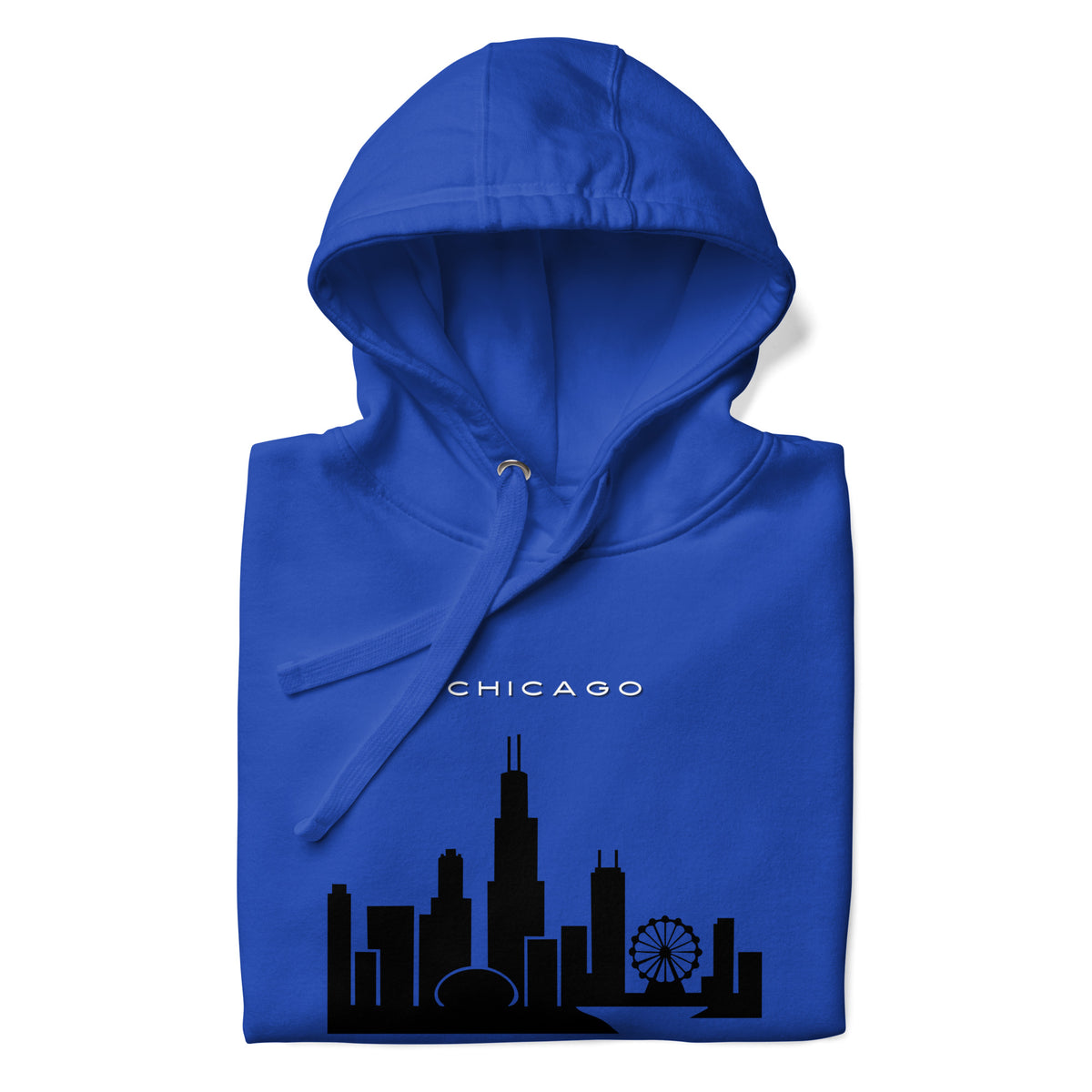 Chicago Skyline Hoodie Unisex Hoodie by Passport Outfitters