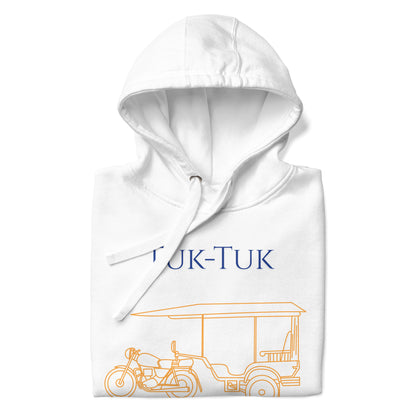 Tuk-Tuk Travel Hoodie – Royal & Gold Edition by Passport Outfitters