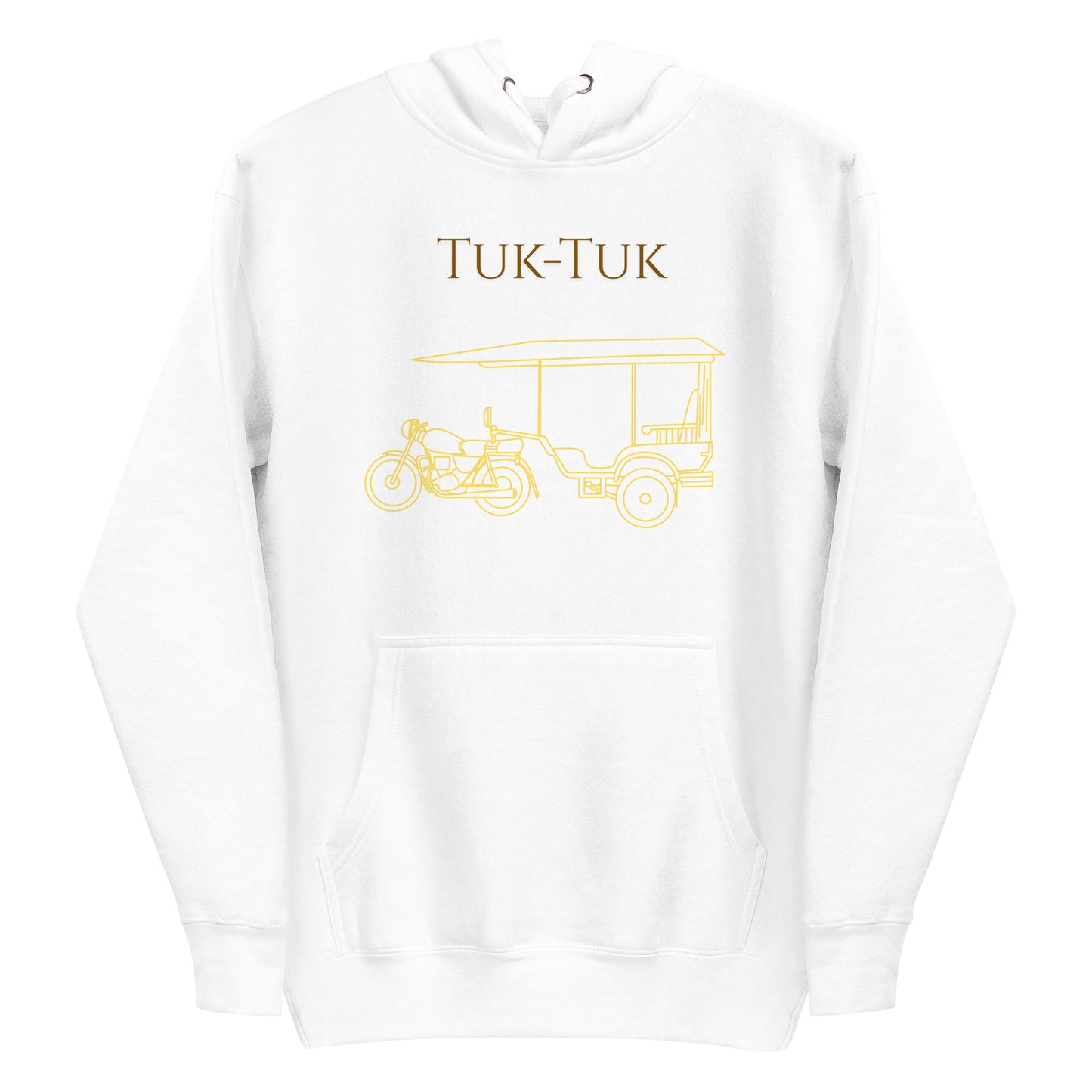 Tuk-Tuk Travel Hoodie – Brown & Gold Edition by Passport Outfitters