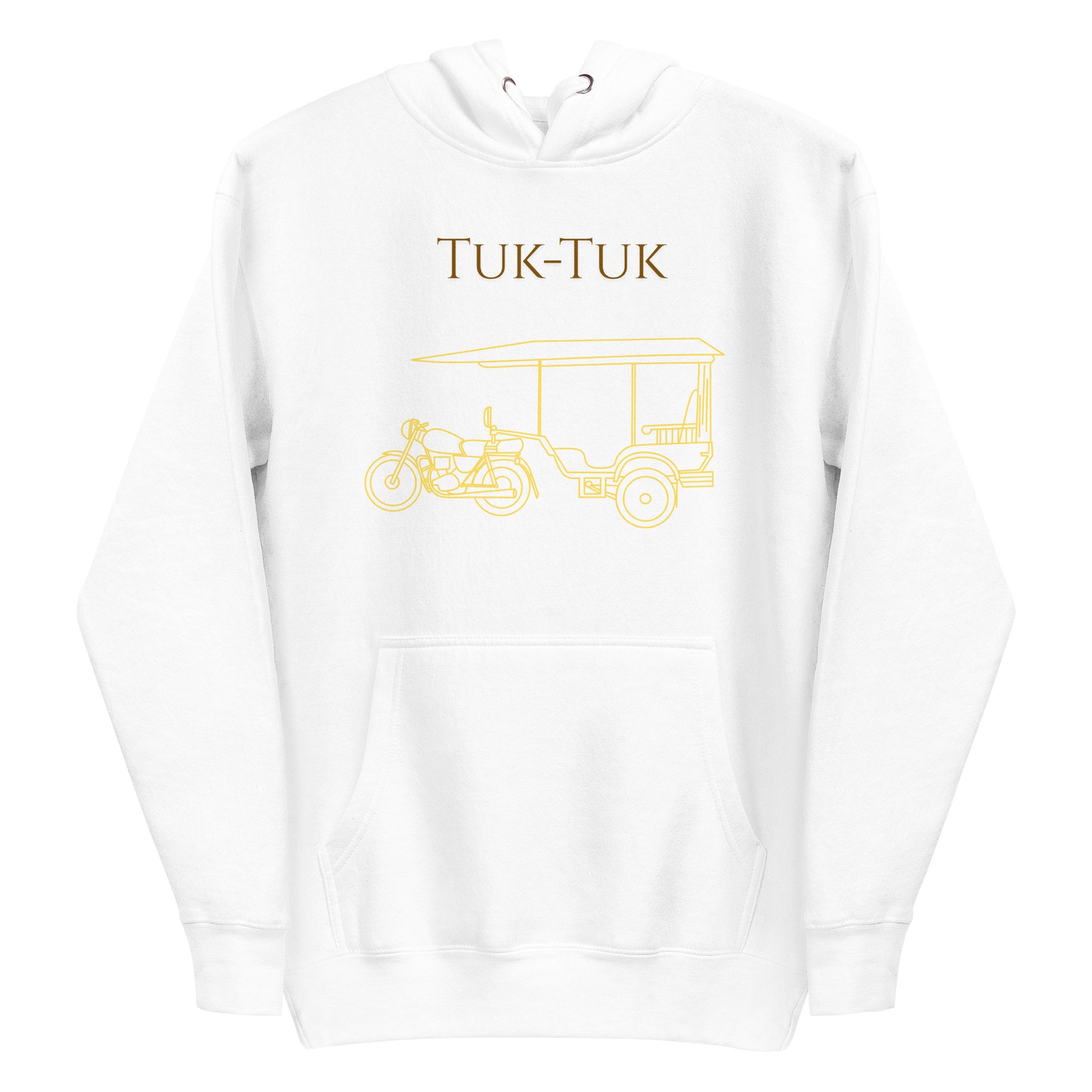 Tuk-Tuk Travel Hoodie – Brown & Gold Edition by Passport Outfitters