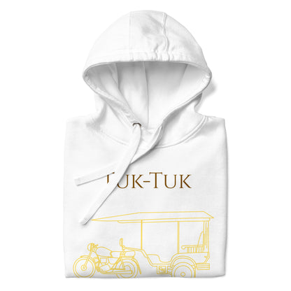 Tuk-Tuk Travel Hoodie – Brown & Gold Edition by Passport Outfitters