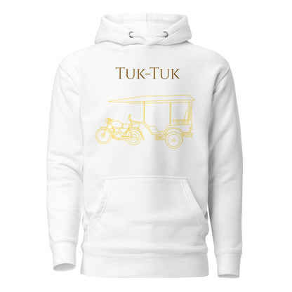 Tuk-Tuk Travel Hoodie – Brown & Gold Edition by Passport Outfitters