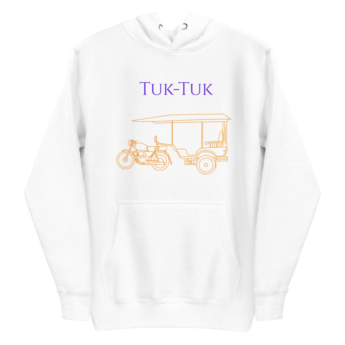 Tuk-Tuk Travel Hoodie – Purple & Gold Edition by Passport Outfitters