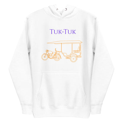 Tuk-Tuk Travel Hoodie – Purple & Gold Edition by Passport Outfitters
