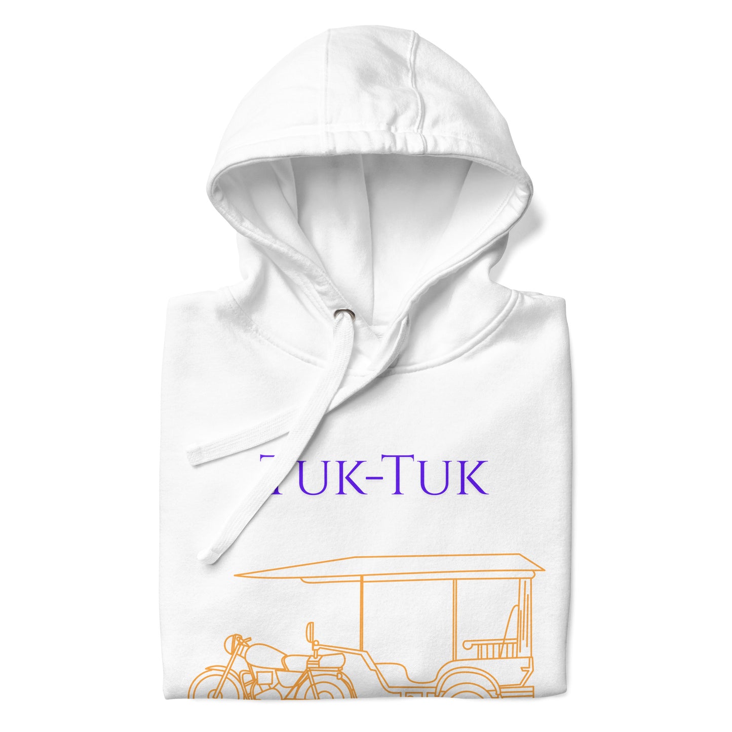 Tuk-Tuk Travel Hoodie – Purple & Gold Edition by Passport Outfitters