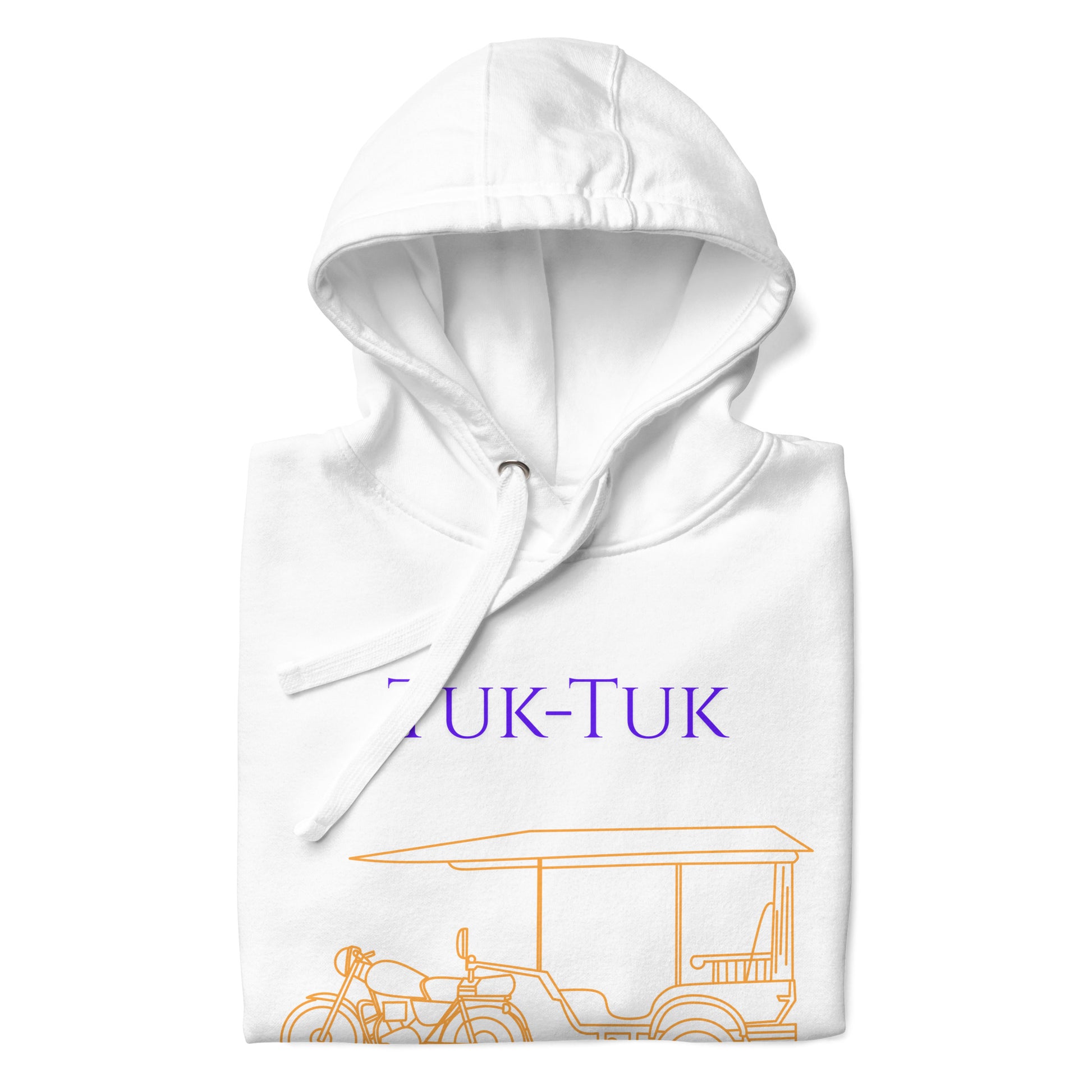 Tuk-Tuk Travel Hoodie – Purple & Gold Edition by Passport Outfitters