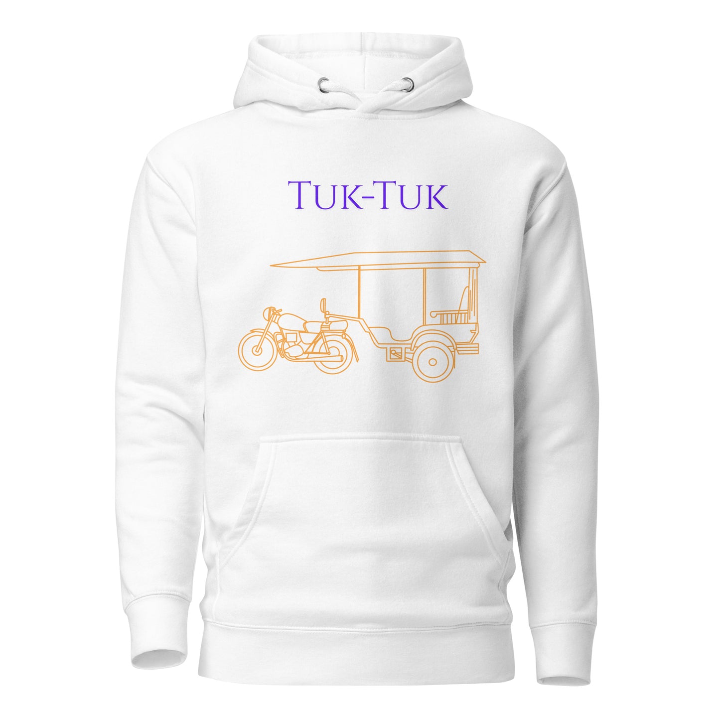 Tuk-Tuk Travel Hoodie – Purple & Gold Edition by Passport Outfitters