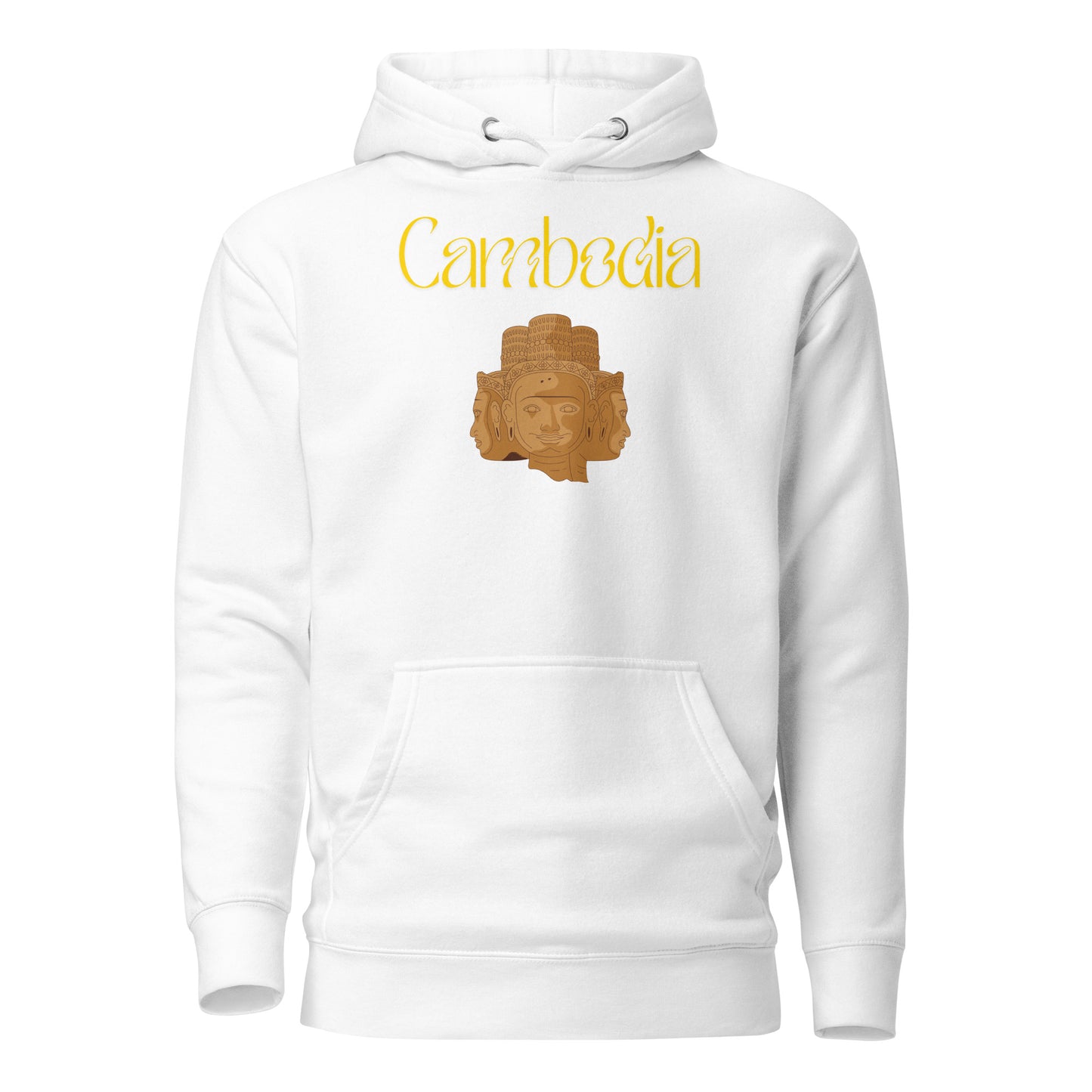 Cambodia Bayon Heritage Hoodie Four Faced Stone Heads | Passport Outfitters by Passport Outfitters