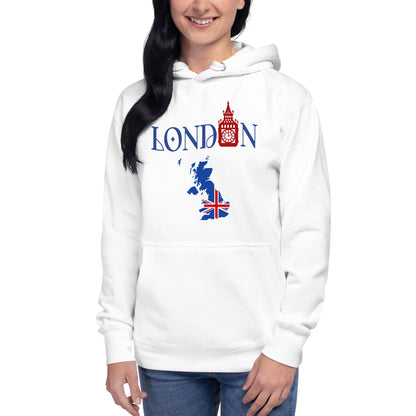 London Unisex Hoodie by Passport Outfitters