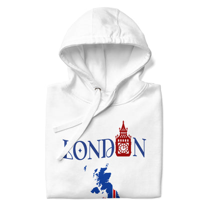 London Unisex Hoodie by Passport Outfitters