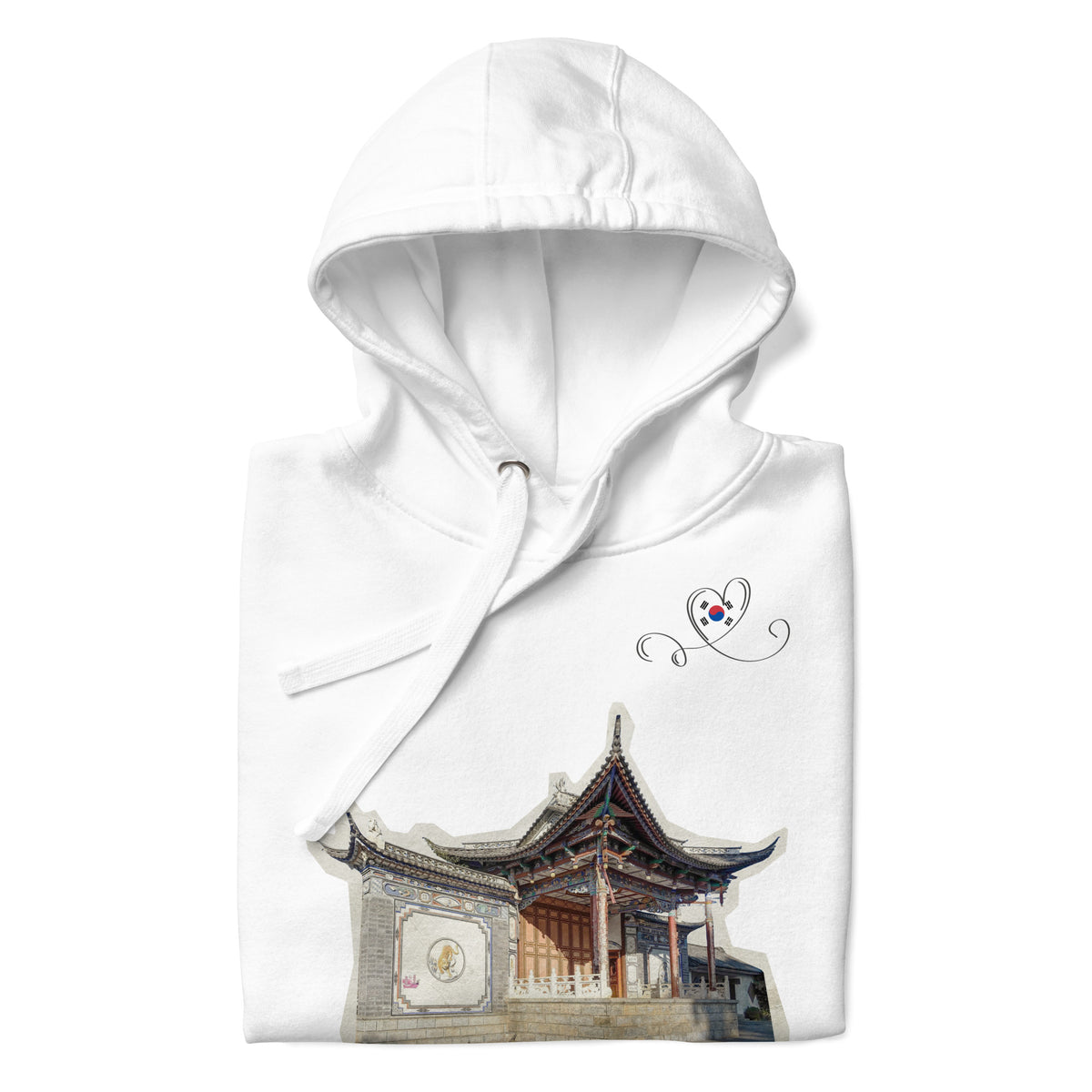 South Korea Unisex Hoodie by Passport Outfitters