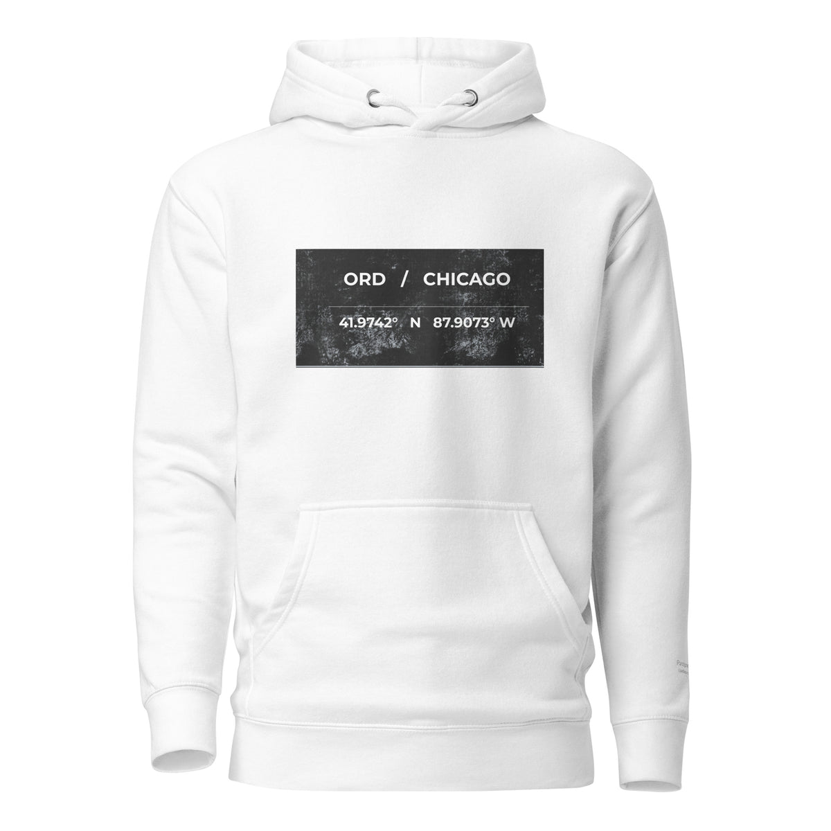 ORD / Chicago Airport Code Heavyweight Hoodie by Passport Outfitters