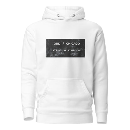 ORD / Chicago Airport Code Heavyweight Hoodie by Passport Outfitters