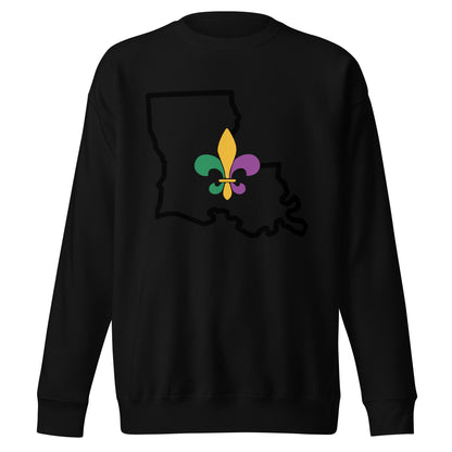 Louisiana Heritage Unisex Premium Sweatshirt by Passport Outfitters