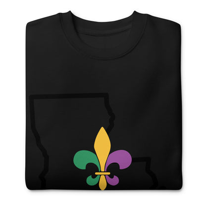 Louisiana Heritage Unisex Premium Sweatshirt by Passport Outfitters