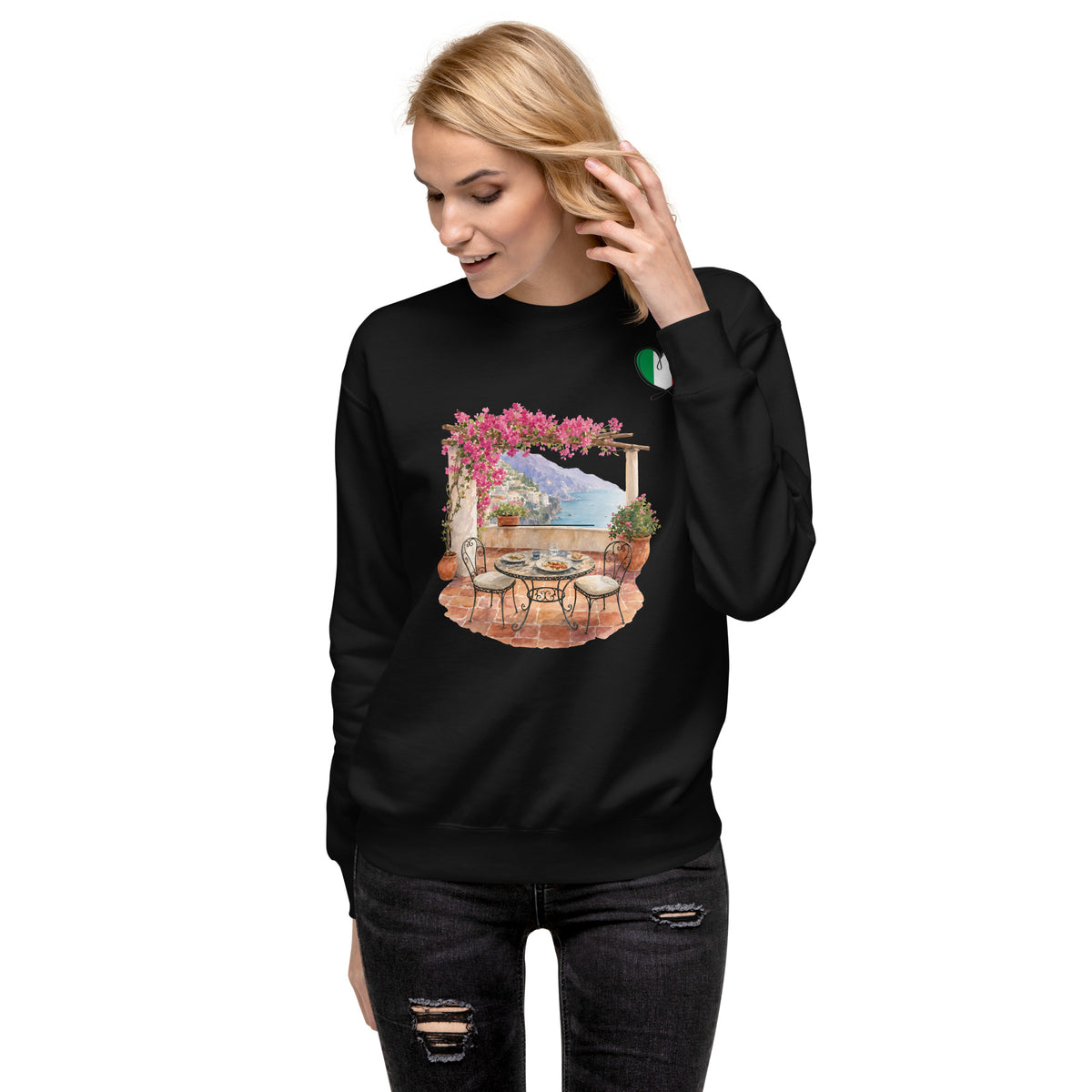 Amalfi Coast Italy Women's Premium Sweatshirt by Passport Outfitters