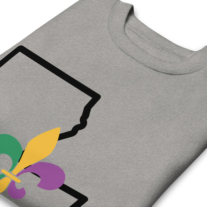 Louisiana Heritage Unisex Premium Sweatshirt by Passport Outfitters