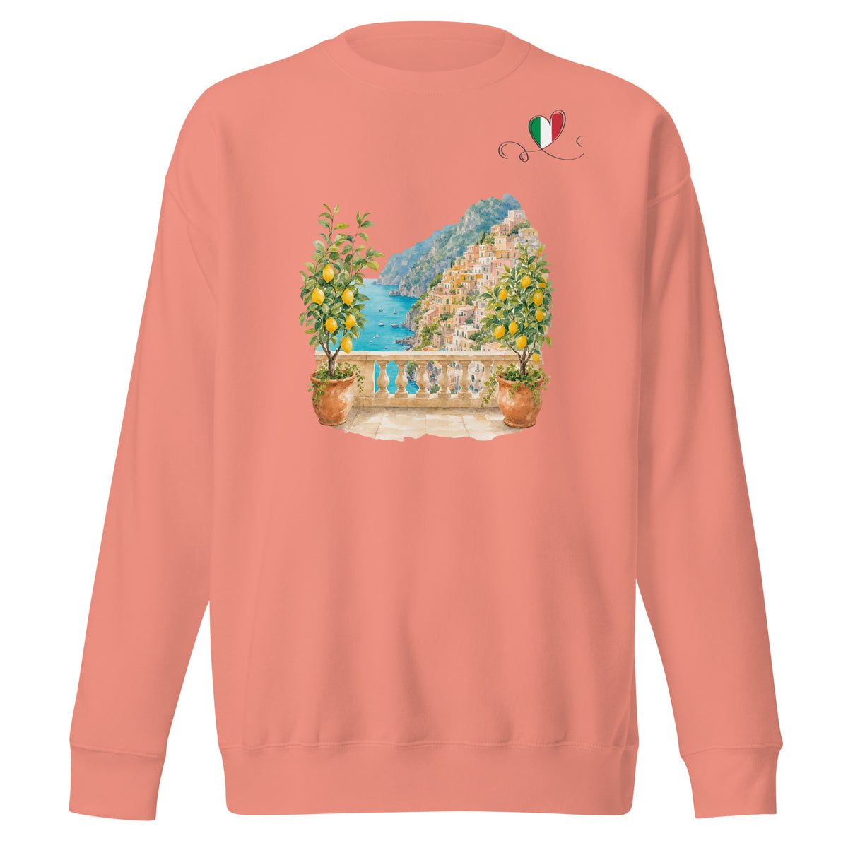 Amaldfi Coast Womens' Unisex Premium Sweatshirt by Passport Outfitters