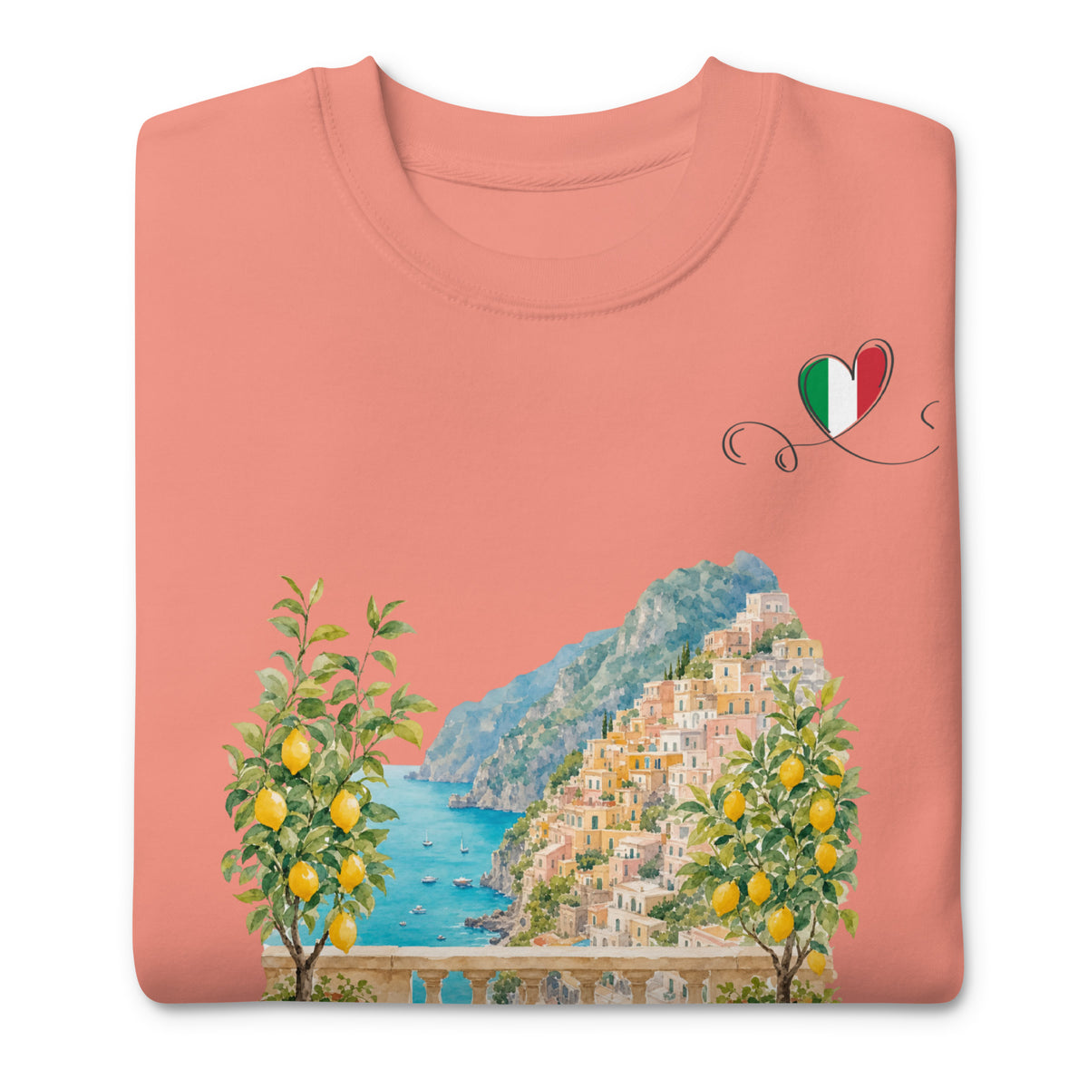 Amaldfi Coast Womens' Unisex Premium Sweatshirt by Passport Outfitters
