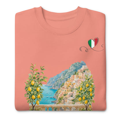 Amaldfi Coast Womens' Unisex Premium Sweatshirt by Passport Outfitters