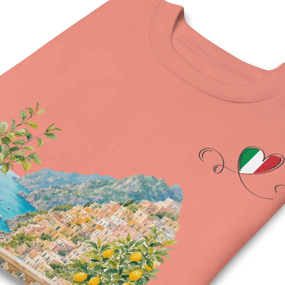 Amaldfi Coast Womens' Unisex Premium Sweatshirt by Passport Outfitters