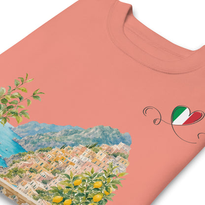 Amaldfi Coast Womens' Unisex Premium Sweatshirt by Passport Outfitters