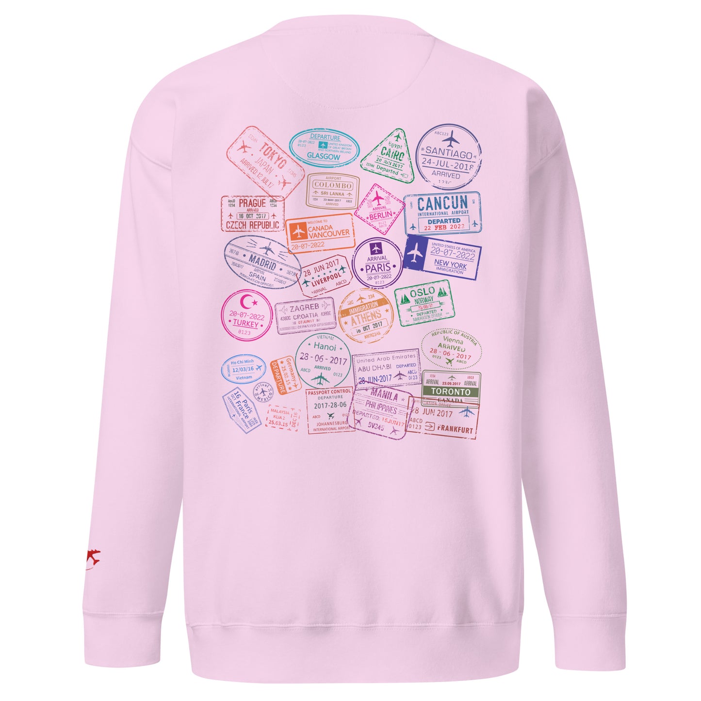 Wear Your Journey | The Passport Stamp Collection Premium Sweatshirt by Passport Outfitters