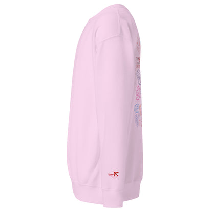 Wear Your Journey | The Passport Stamp Collection Premium Sweatshirt by Passport Outfitters
