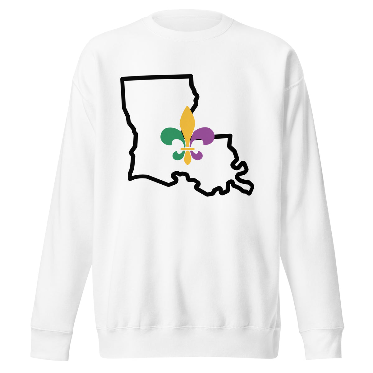 Louisiana Heritage Unisex Premium Sweatshirt by Passport Outfitters