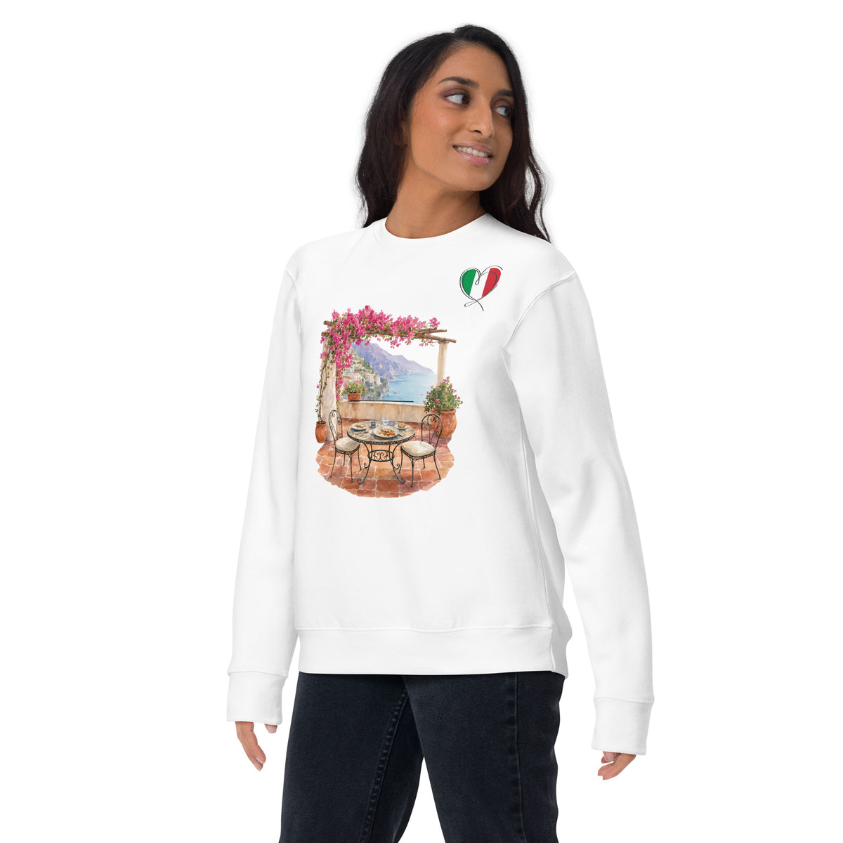 Amalfi Coast Italy Women's Premium Sweatshirt by Passport Outfitters